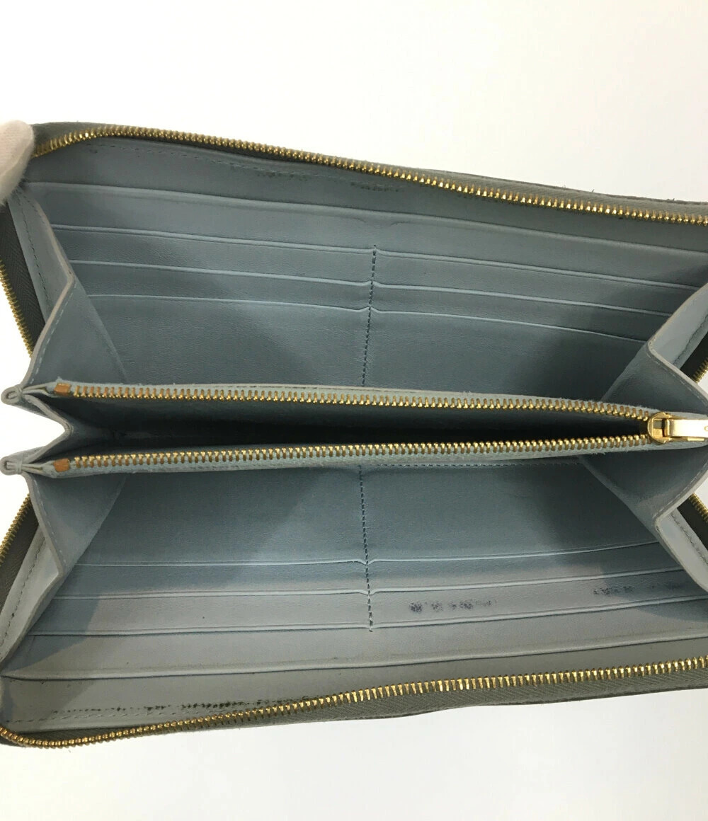 Celine Long Wallet Zip Round Black